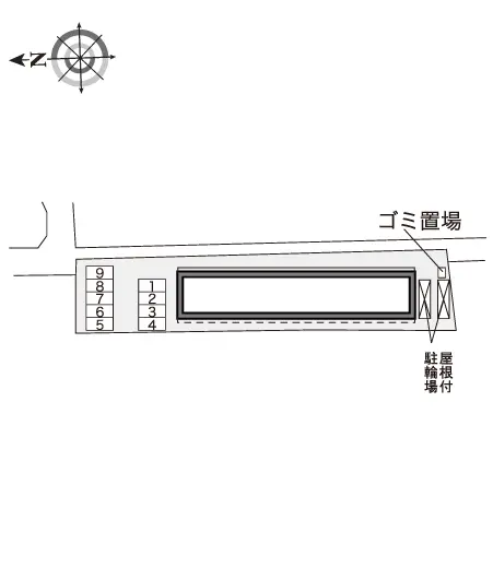 ★手数料０円★小平市津田町　月極駐車場（LP）